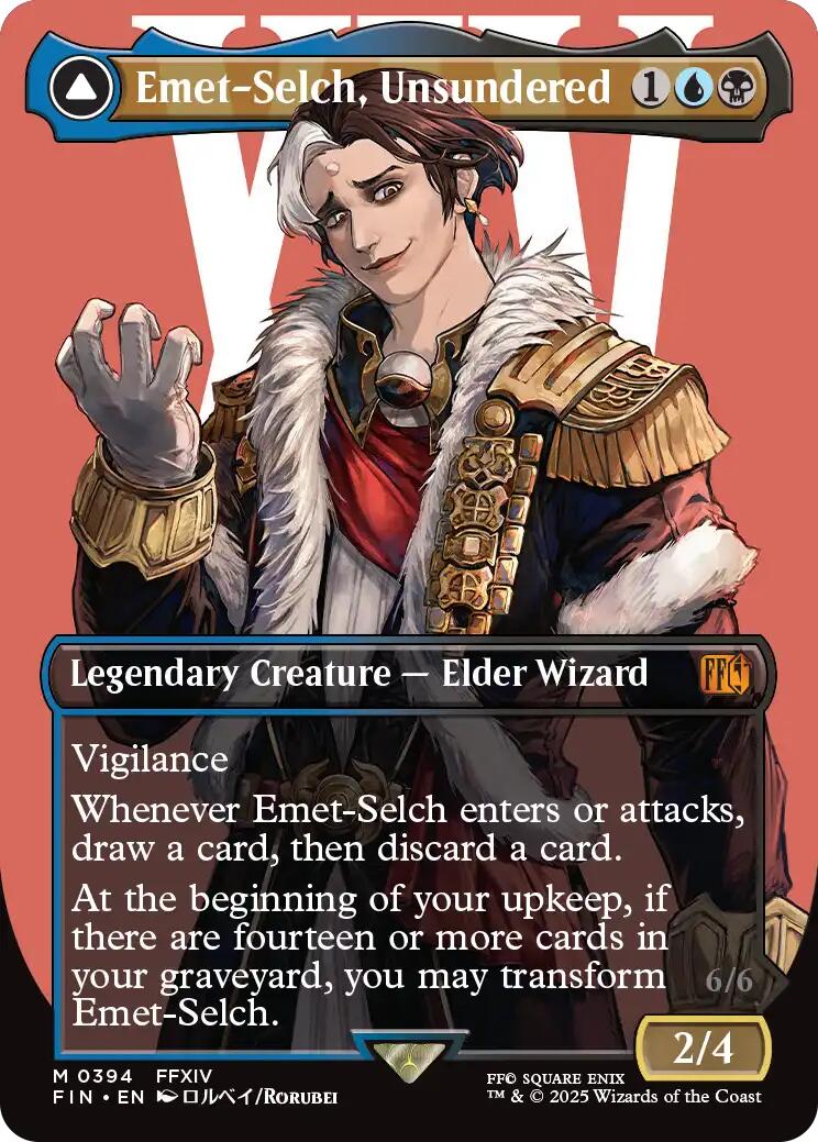 Emet-Selch, Unsundered // Hades, Sorcerer of Eld (Borderless) [FINAL FANTASY] | Gamers Paradise