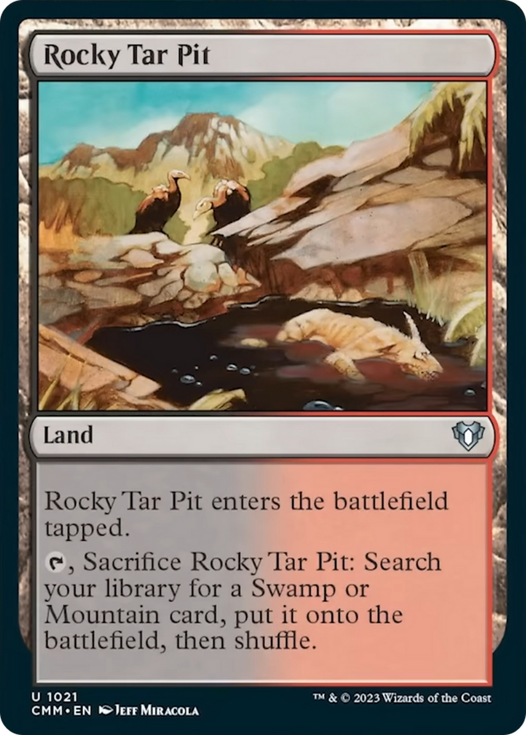 Rocky Tar Pit [Commander Masters] | Gamers Paradise