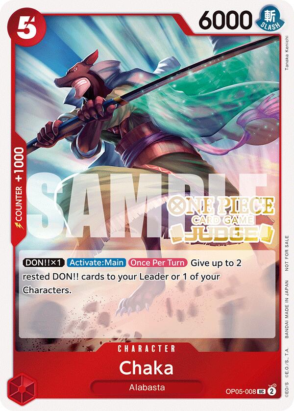 Chaka (Judge Pack Vol. 5) [One Piece Promotion Cards] | Gamers Paradise