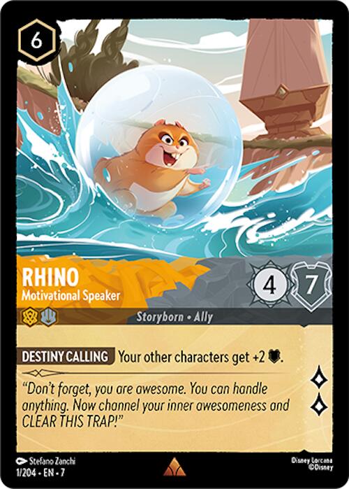 Rhino - Motivational Speaker (1/204) [Archazia's Island] | Gamers Paradise