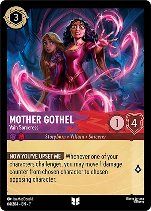 Mother Gothel - Vain Sorceress (64/204) [Archazia's Island] | Gamers Paradise