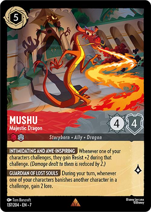 Mushu - Majestic Dragon (137/204) [Archazia's Island] | Gamers Paradise