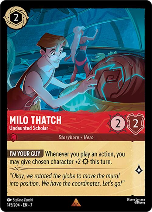 Milo Thatch - Undaunted Scholar (145/204) [Archazia's Island] | Gamers Paradise