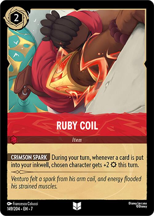 Ruby Coil (149/204) [Archazia's Island] | Gamers Paradise