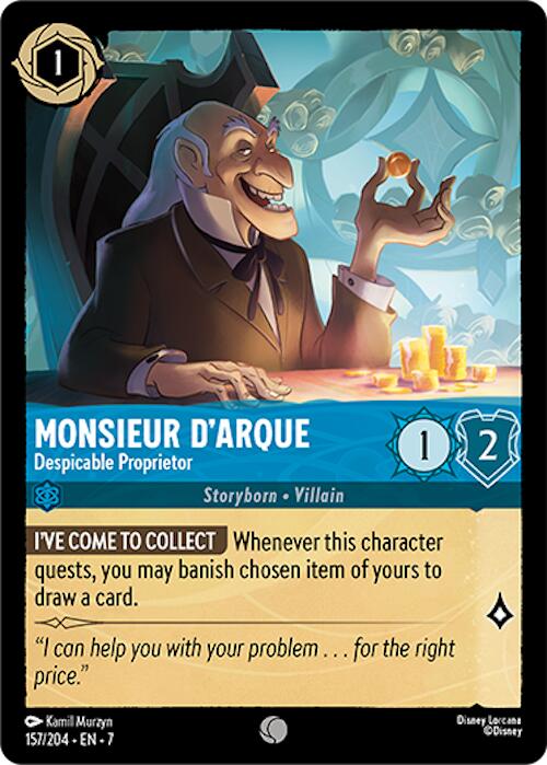 Monsieur D'Arque - Despicable Proprietor (157/204) [Archazia's Island] | Gamers Paradise