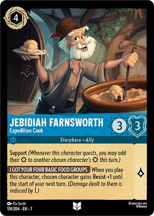 Jebidiah Farnsworth - Expedition Cook (174/204) [Archazia's Island] | Gamers Paradise