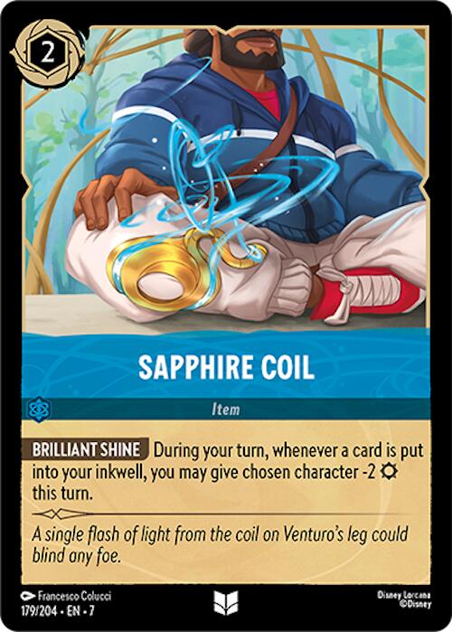 Sapphire Coil (179/204) [Archazia's Island] | Gamers Paradise