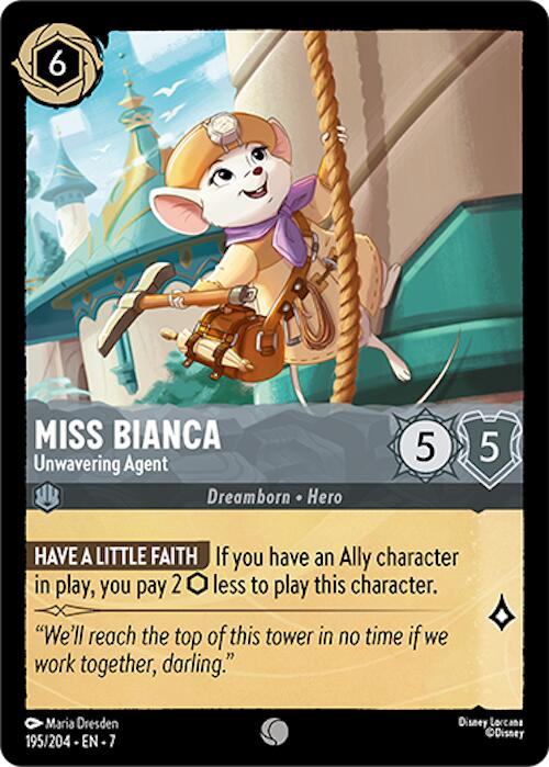 Miss Bianca - Unwavering Agent (195/204) [Archazia's Island] | Gamers Paradise