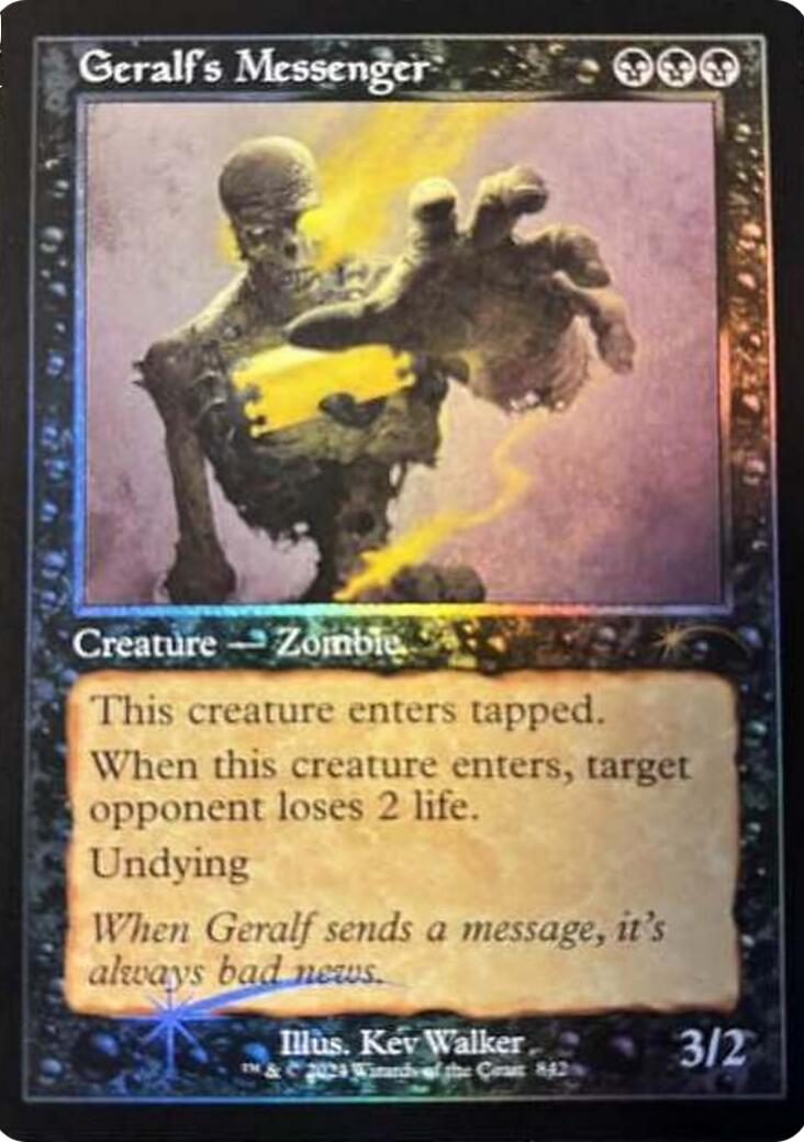Geralf's Messenger (842) (Retro Frame) [Secret Lair Drop Series] | Gamers Paradise