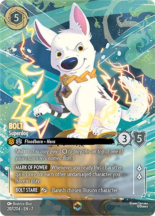 Bolt - Superdog (Enchanted) (207/204) [Archazia's Island] | Gamers Paradise