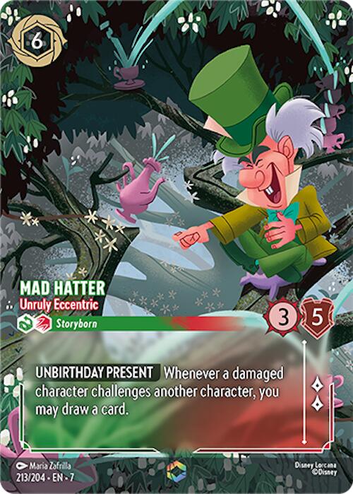 Mad Hatter - Unruly Eccentric (Enchanted) (213/204) [Archazia's Island] | Gamers Paradise