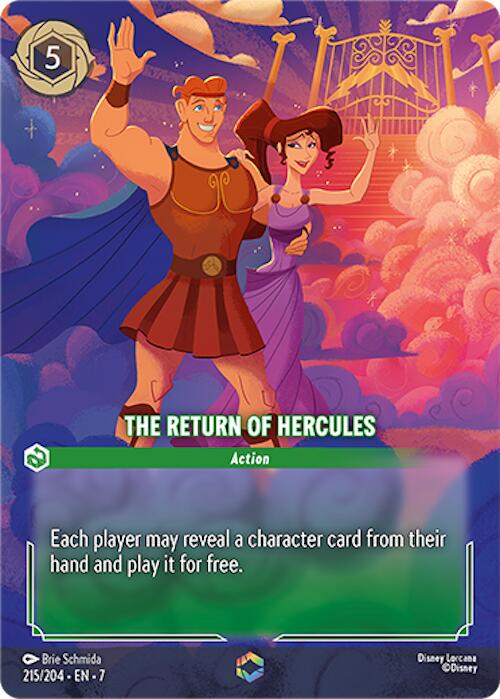 The Return of Hercules (Enchanted) (215/204) [Archazia's Island] | Gamers Paradise