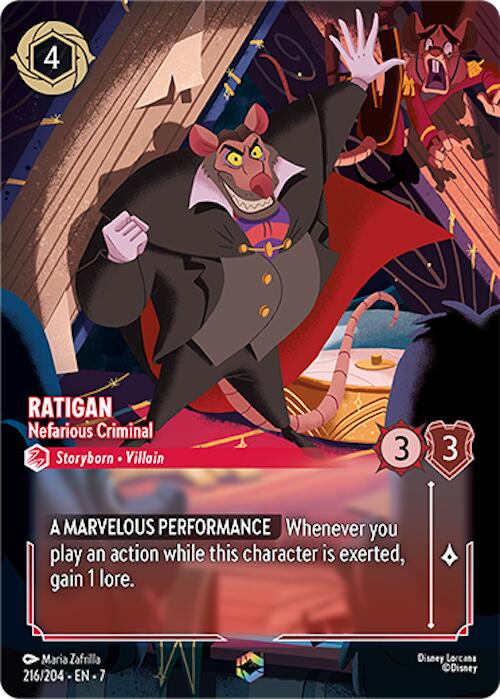 Ratigan - Nefarious Criminal (Enchanted) (216/204) [Archazia's Island] | Gamers Paradise