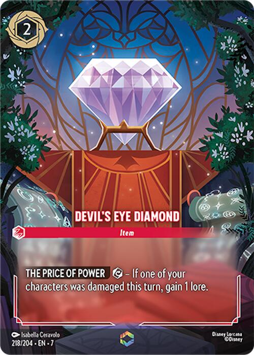Devil's Eye Diamond (Enchanted) (218/204) [Archazia's Island] | Gamers Paradise