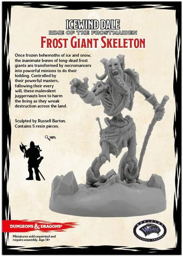 D&D Collector's Series: Frost Giant Skeleton, Icewind Dale Rime of The Frostmaiden | Huge Miniature | Gamers Paradise