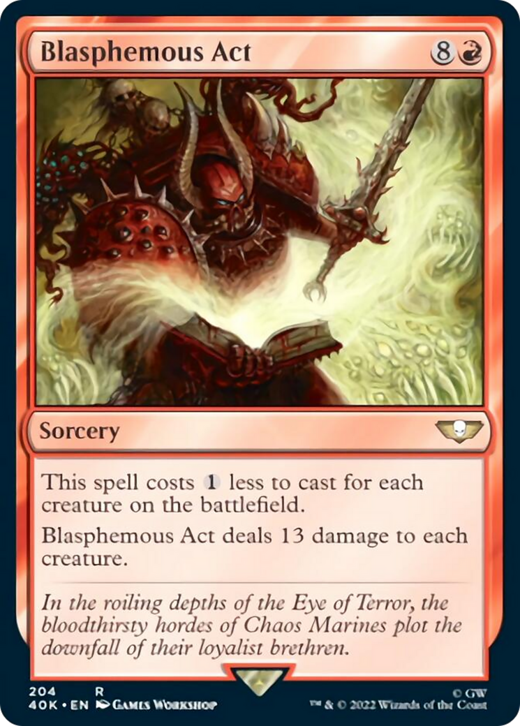 Blasphemous Act (Surge Foil) [Warhammer 40,000] | Gamers Paradise