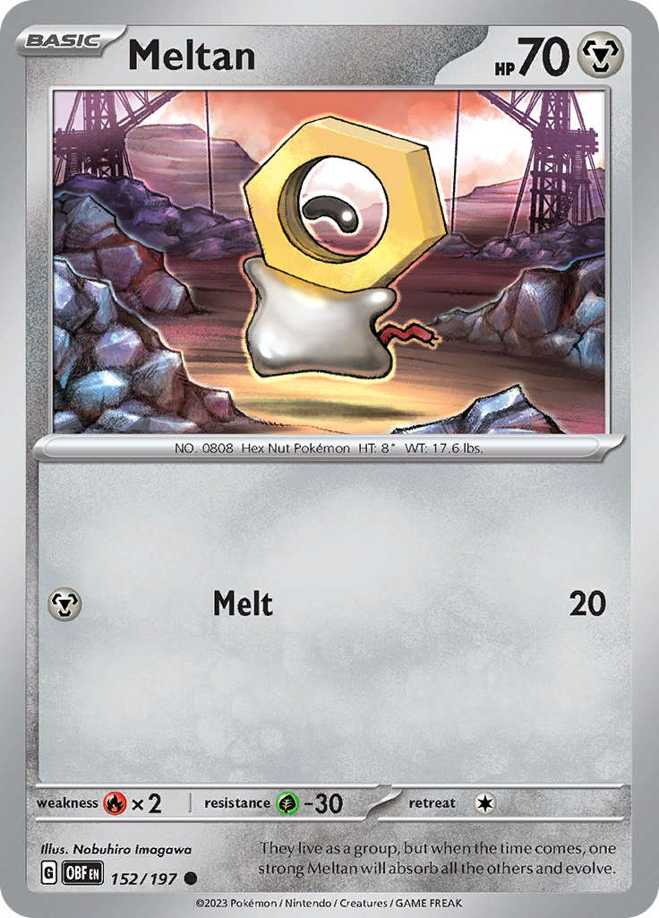 Meltan (152/197) [Scarlet & Violet: Obsidian Flames] | Gamers Paradise