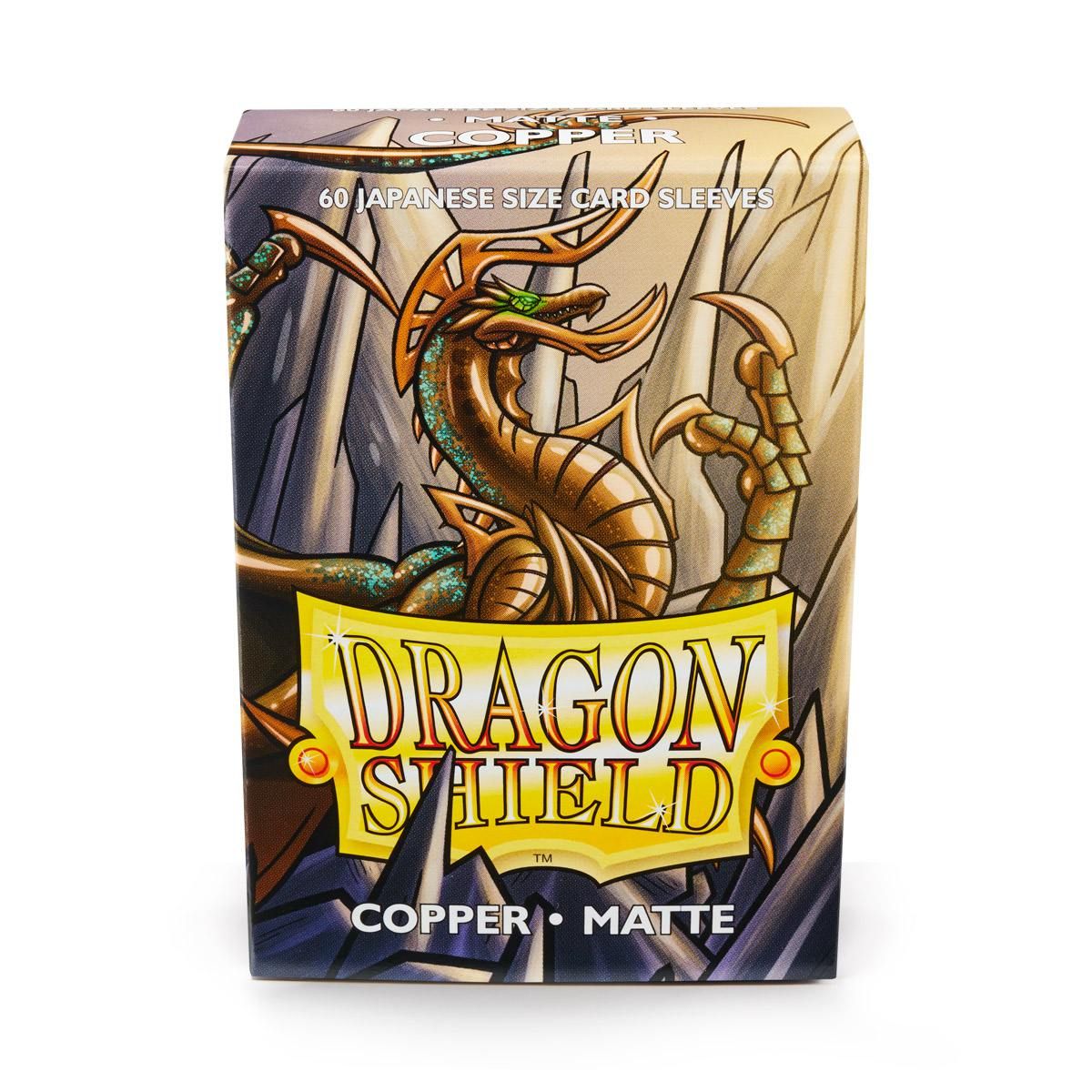 Dragon Shield: Japanese Size 60ct Sleeves - Copper (Matte) | Gamers Paradise