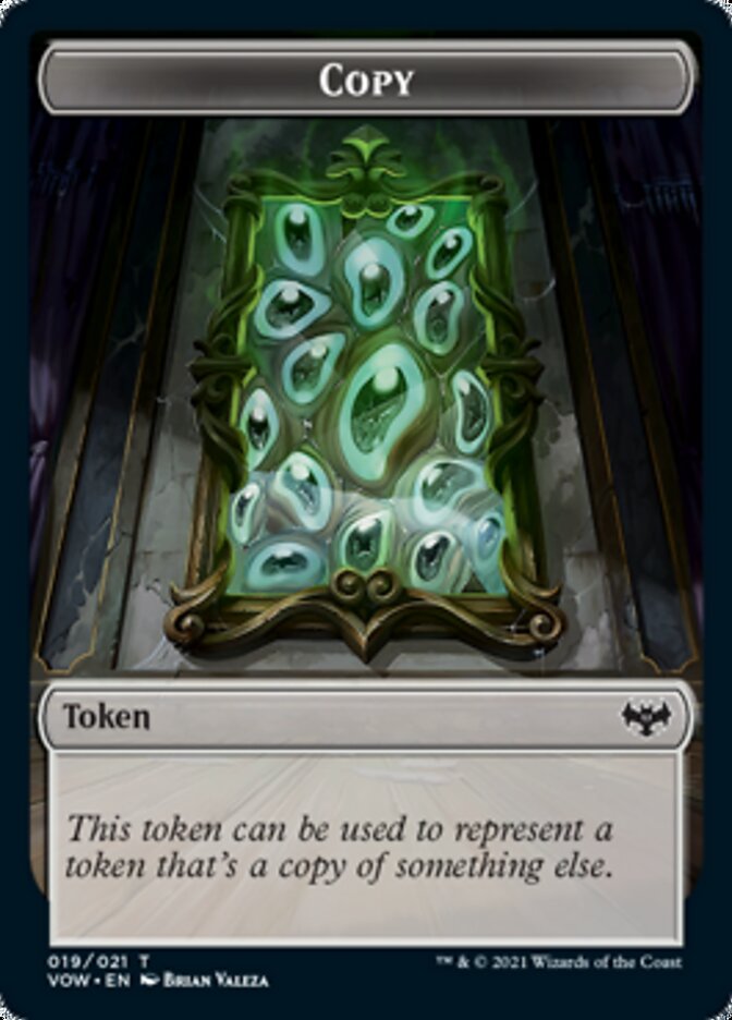 Copy // Boar Double-Sided Token [Innistrad: Crimson Vow Tokens] | Gamers Paradise