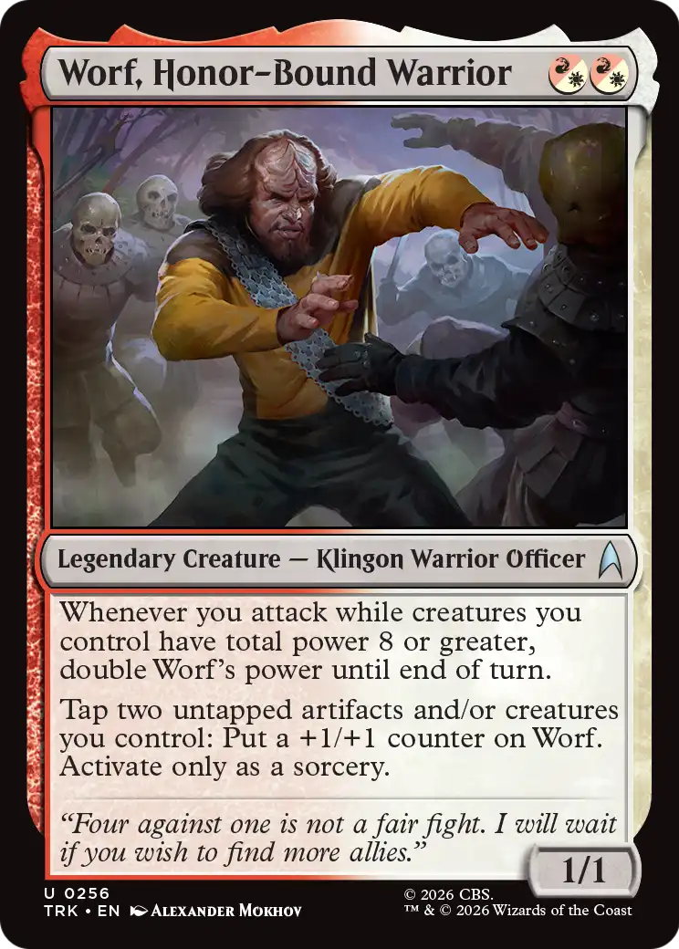 Worf, Honor-Bound Warrior [Star Trek] | Gamers Paradise