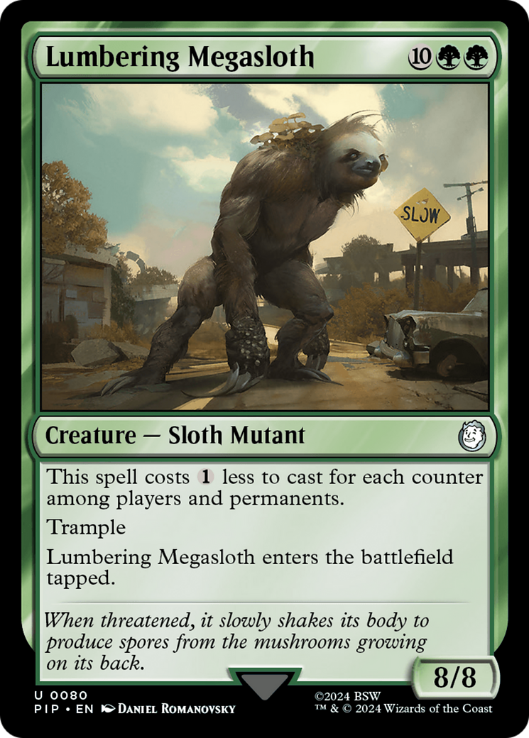 Lumbering Megasloth [Fallout] | Gamers Paradise