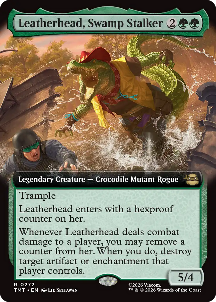 Leatherhead, Swamp Stalker (Extended Art) [Teenage Mutant Ninja Turtles] | Gamers Paradise
