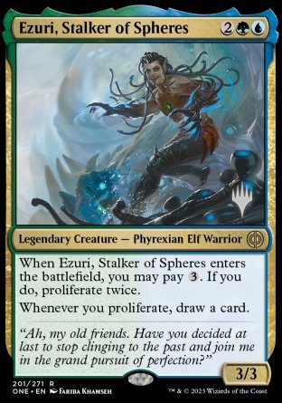 Ezuri, Stalker of Spheres (Promo Pack) [Phyrexia: All Will Be One Promos] | Gamers Paradise