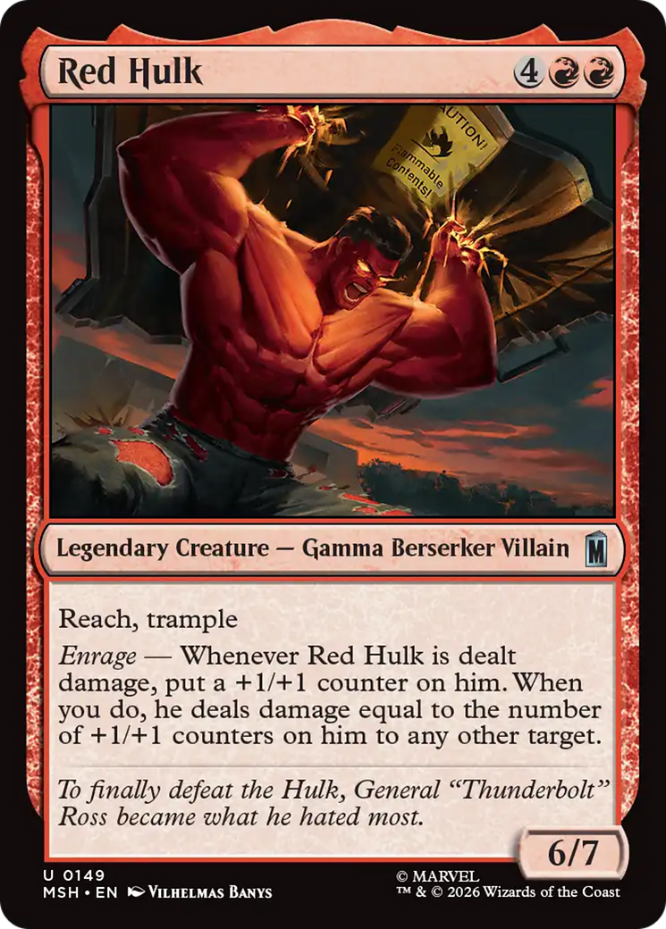 Red Hulk [Marvel Super Heroes] | Gamers Paradise