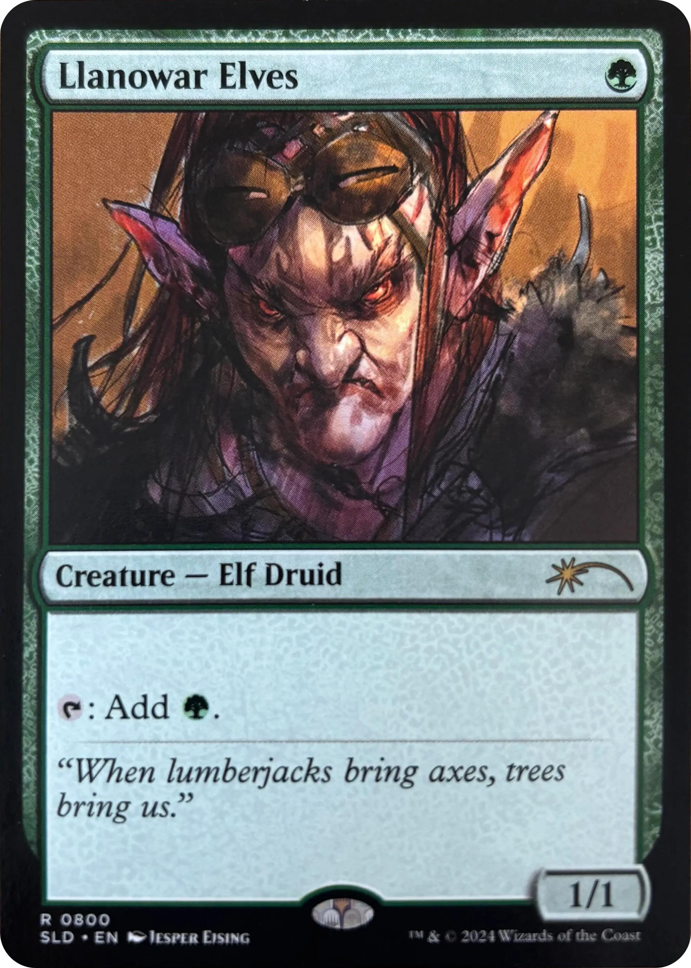 Llanowar Elves (0800) [Secret Lair Drop Series] | Gamers Paradise