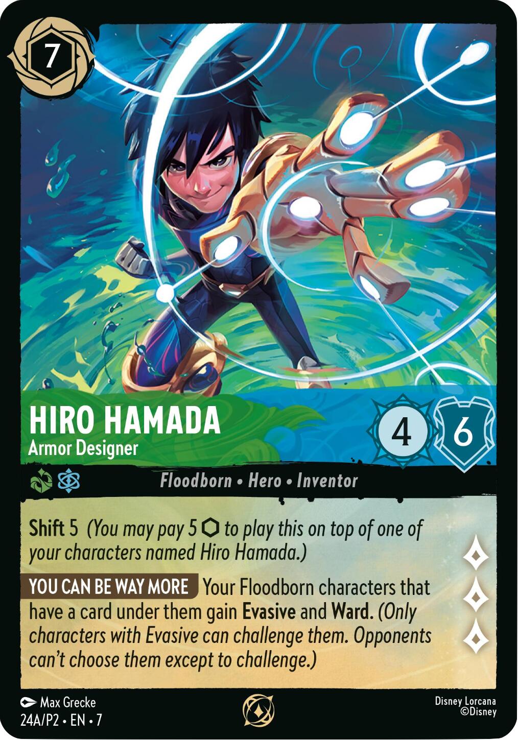 Hiro Hamada - Armor Designer (Store Championship) (Participant) (24) [Promo Cards] | Gamers Paradise