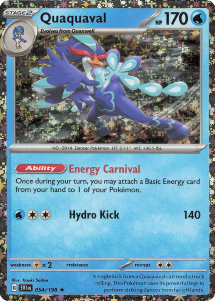 Quaquaval (054/198) (Sparkle Holo) [Miscellaneous Cards] | Gamers Paradise