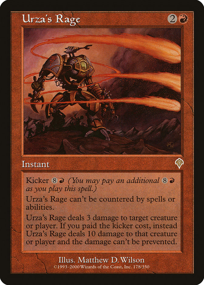 Urza's Rage [Invasion] | Gamers Paradise