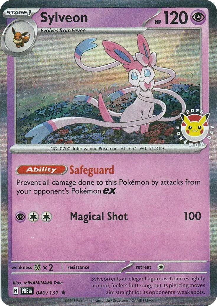 Sylveon (040/131) (Pokemon Day) [Scarlet & Violet: Prismatic Evolutions] | Gamers Paradise