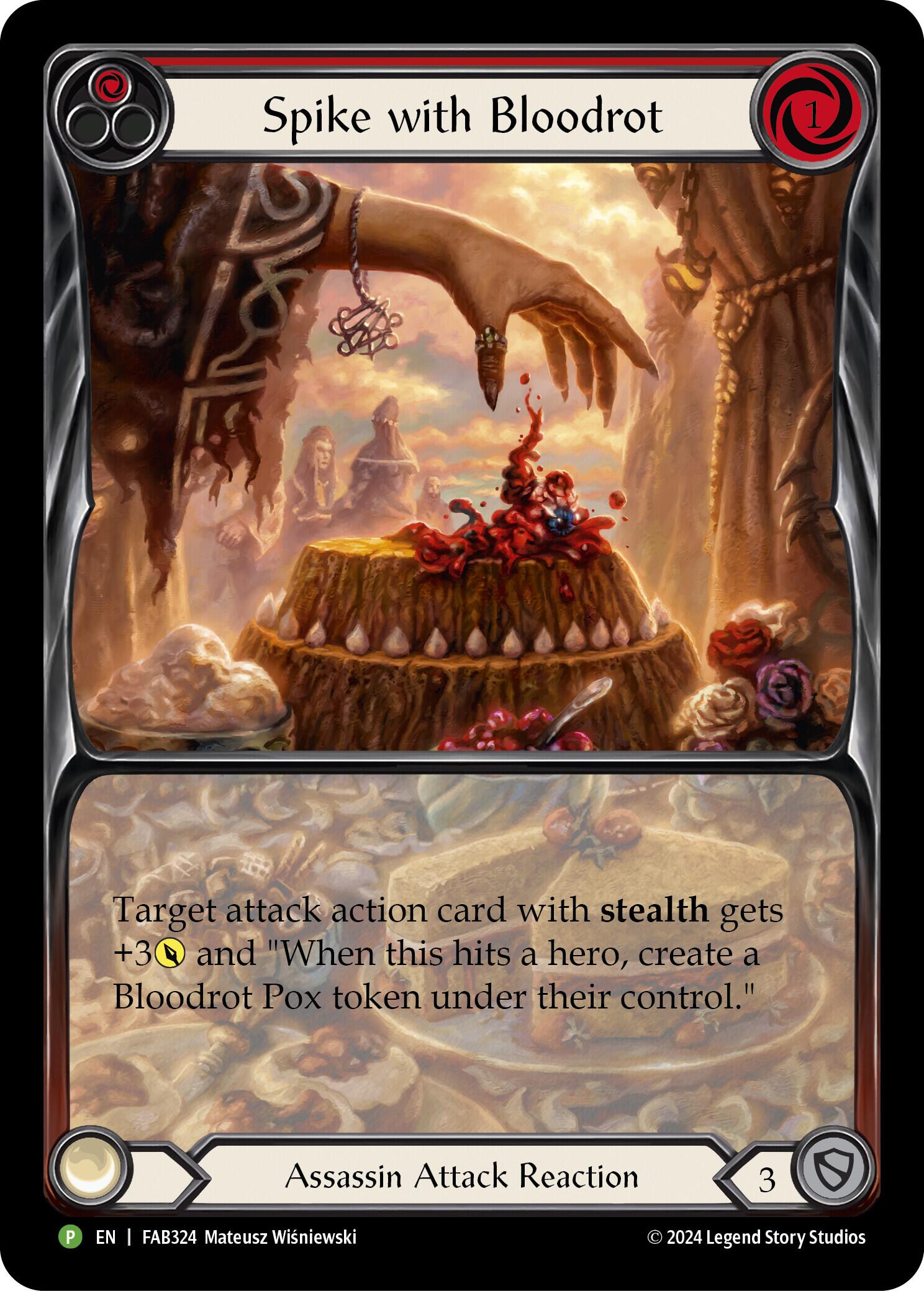 Spike with Bloodrot [FAB324] (Promo)  Rainbow Foil | Gamers Paradise