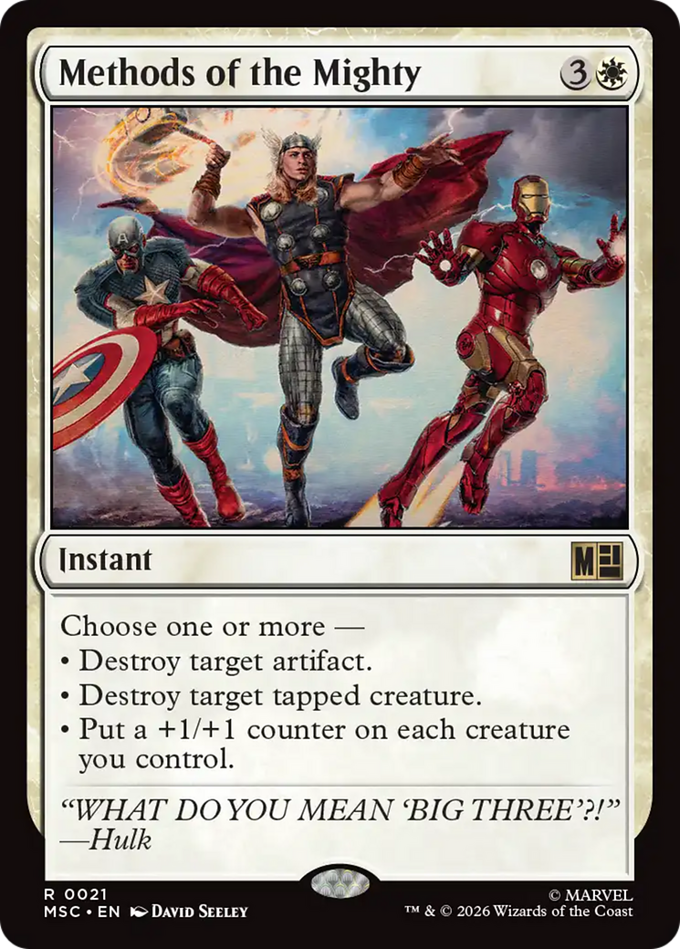 Methods of the Mighty [Marvel Super Heroes Commander] | Gamers Paradise