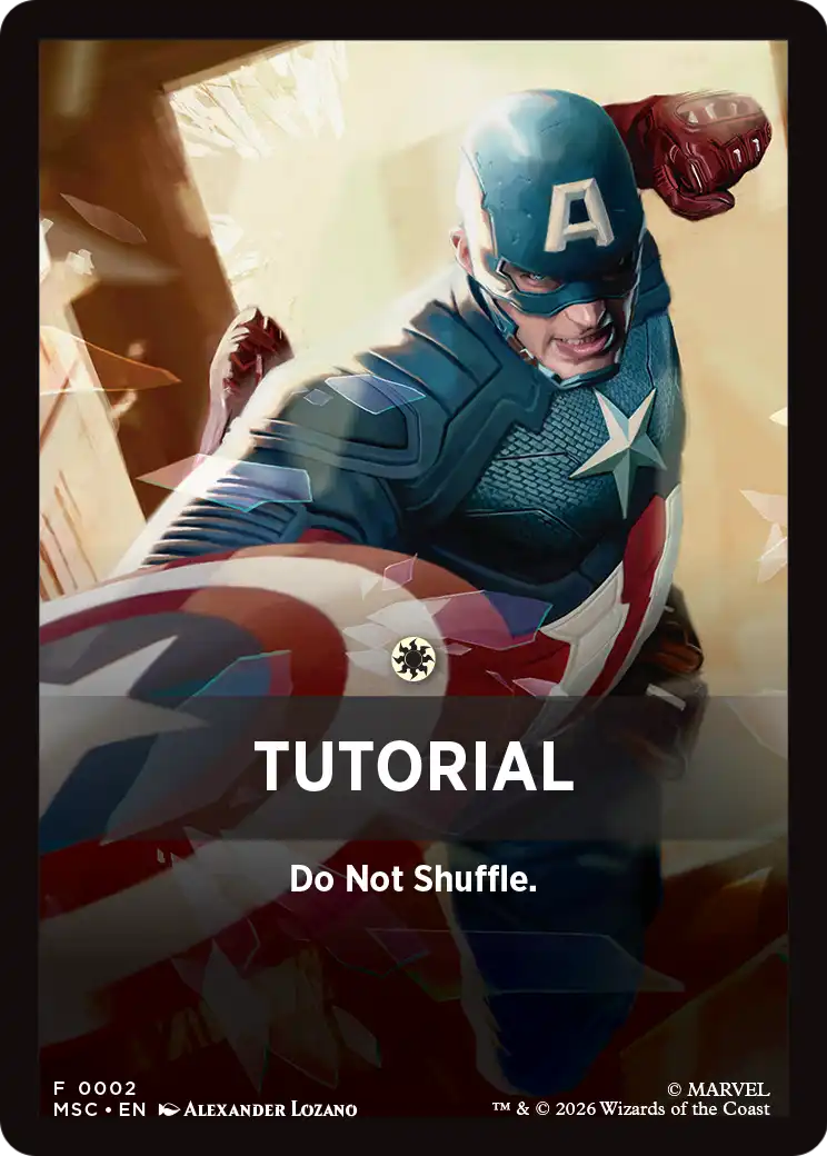 Tutorial Theme Card (0002) [Marvel Super Heroes Commander] | Gamers Paradise