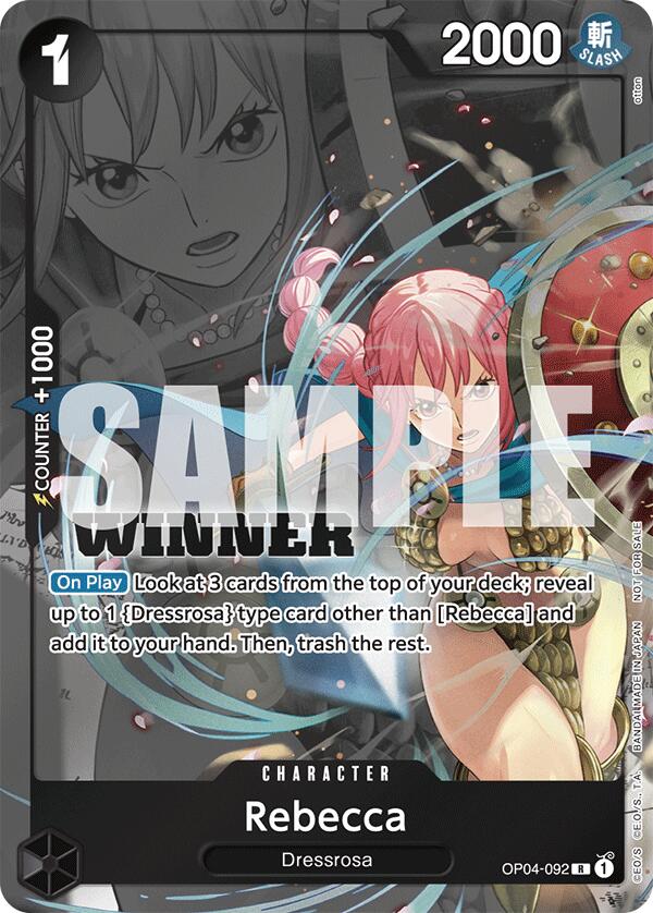 Rebecca (Winner Pack 2025 Vol. 2) [One Piece Promotion Cards] | Gamers Paradise