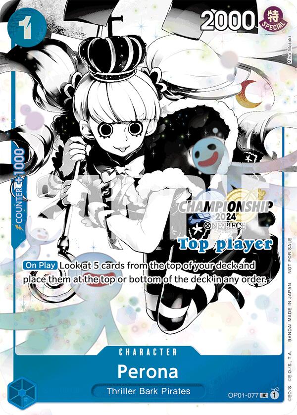 Perona (Championship 2024 Top Player Pack Vol. 2) [One Piece Promotion Cards] | Gamers Paradise