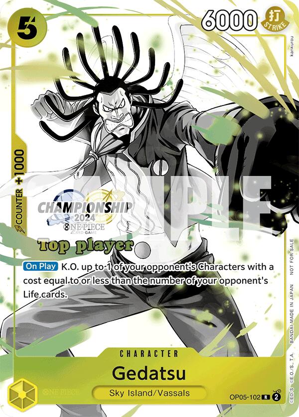 Gedatsu (Championship 2024 Top Player Pack Vol. 2) [One Piece Promotion Cards] | Gamers Paradise
