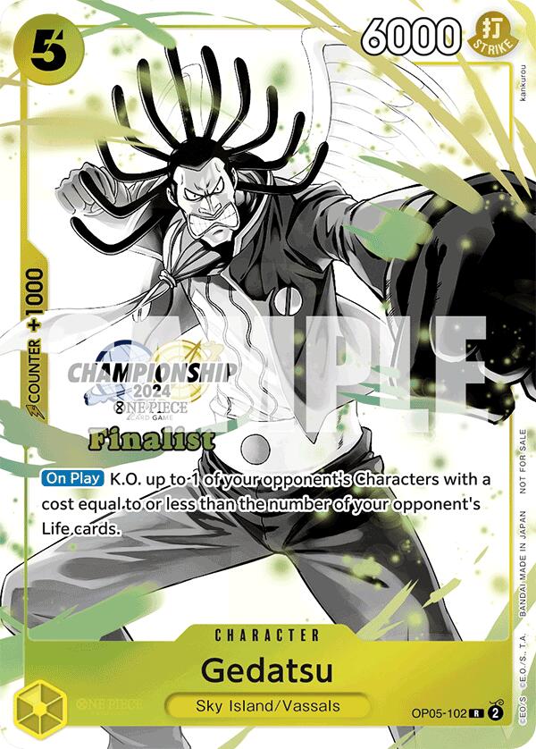 Gedatsu (Championship 2024 Card Set Vol. 2) [Finalist] [One Piece Promotion Cards] | Gamers Paradise