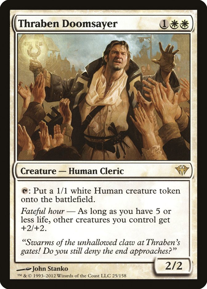 Thraben Doomsayer [Dark Ascension] | Gamers Paradise