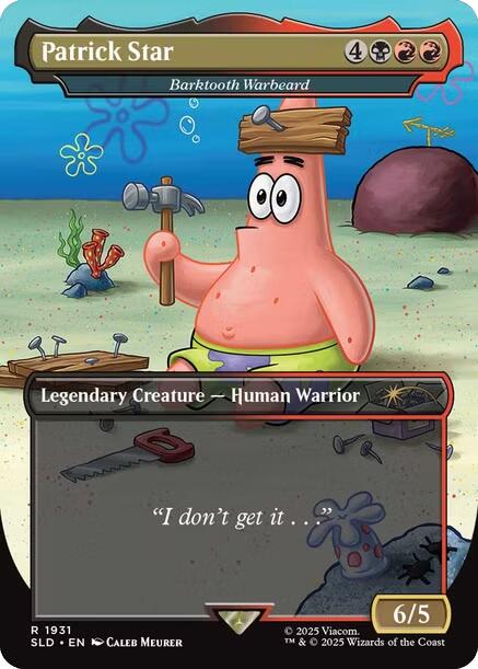 Patrick Star - Barktooth Warbeard [Secret Lair Drop Series] | Gamers Paradise