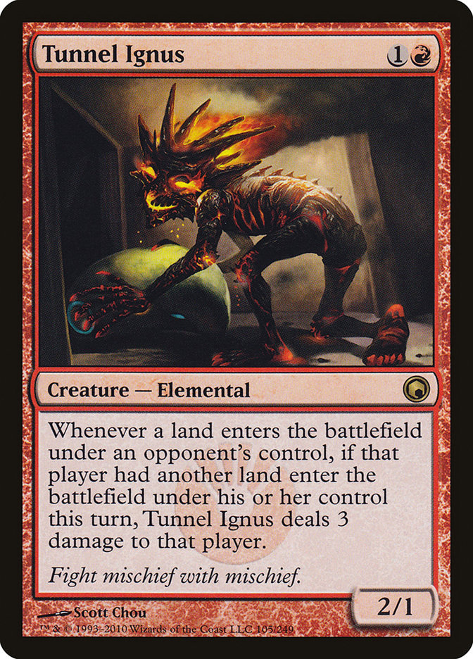 Tunnel Ignus [Scars of Mirrodin] | Gamers Paradise