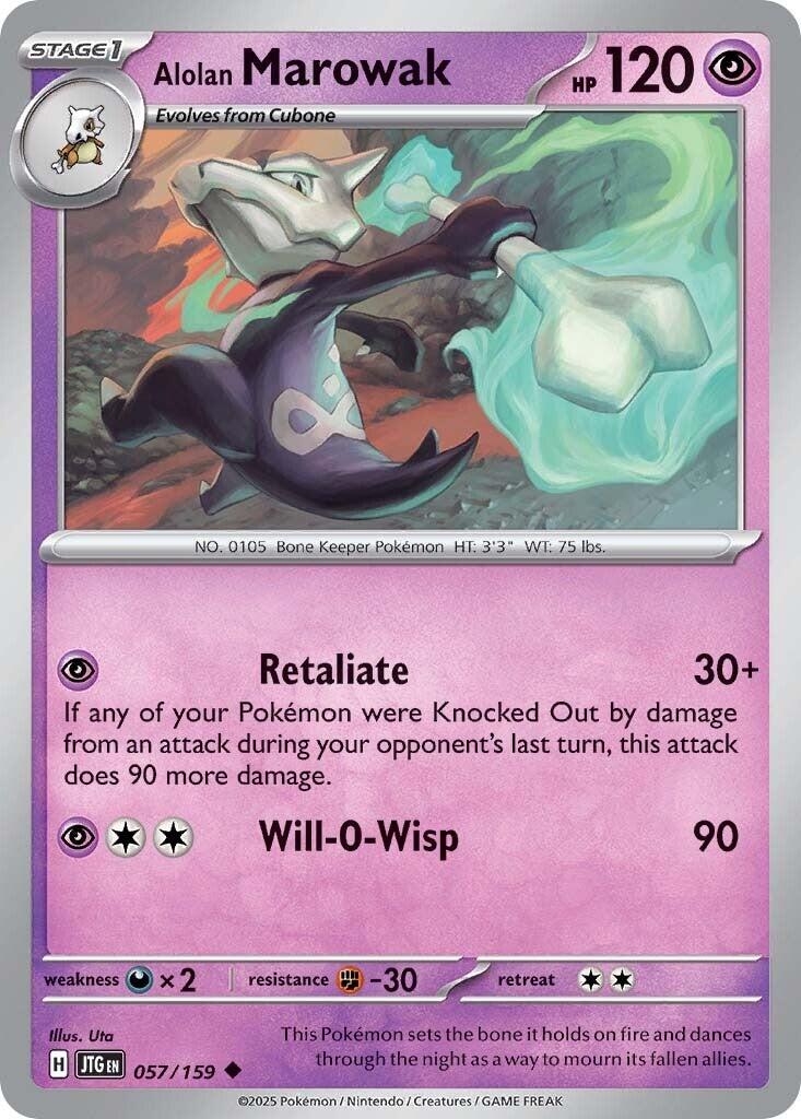Alolan Marowak (057/159) [Scarlet & Violet: Journey Together] | Gamers Paradise
