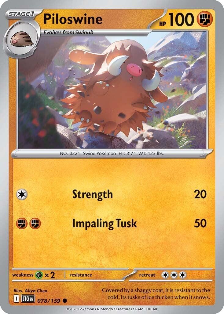 Piloswine (078/159) [Scarlet & Violet: Journey Together] | Gamers Paradise
