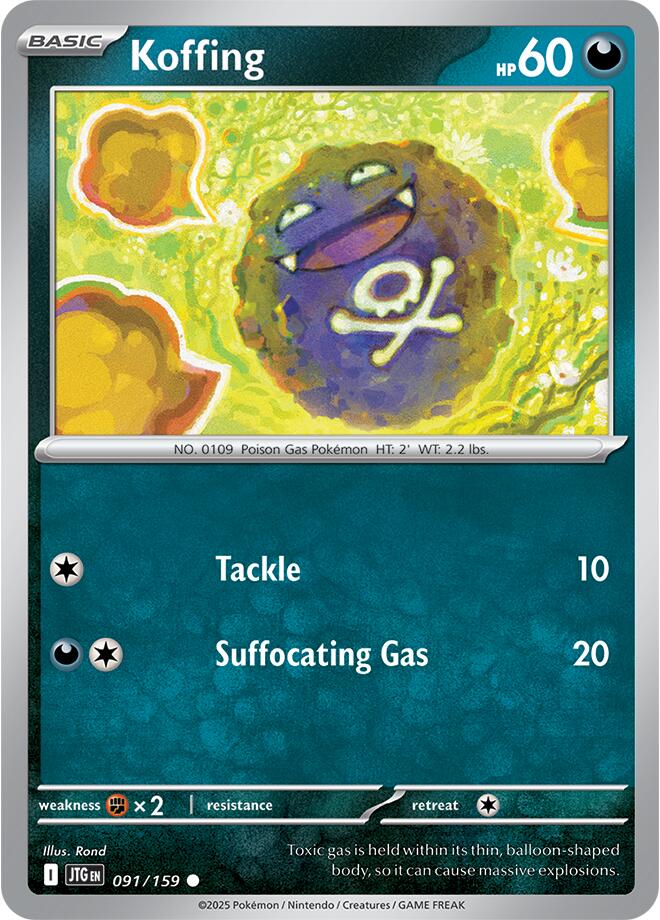 Koffing (091/159) [Scarlet & Violet: Journey Together] | Gamers Paradise