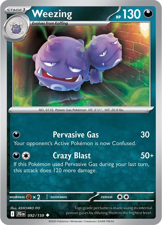 Weezing (092/159) [Scarlet & Violet: Journey Together] | Gamers Paradise
