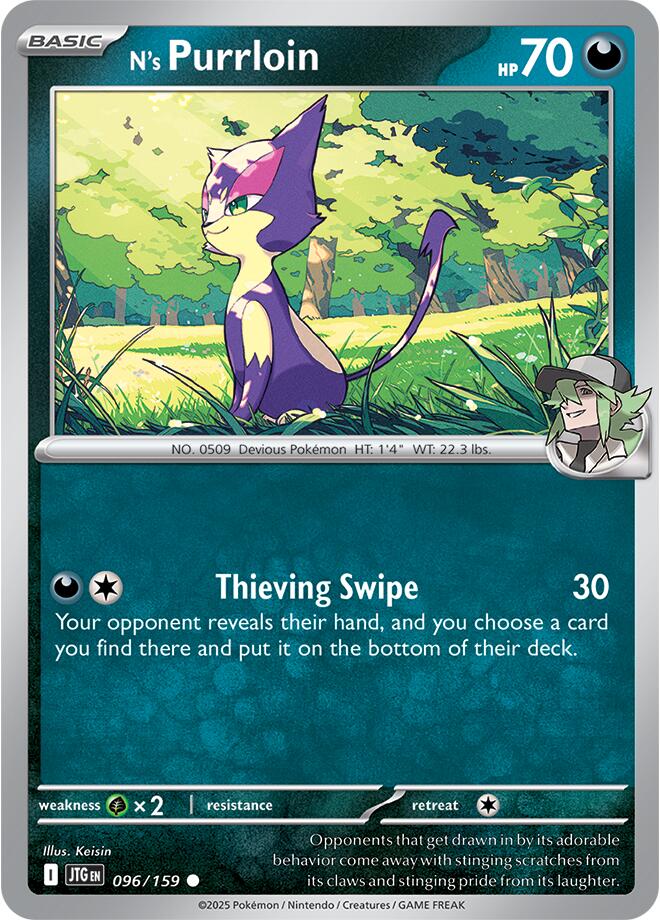 N's Purrloin (096/159) [Scarlet & Violet: Journey Together] | Gamers Paradise