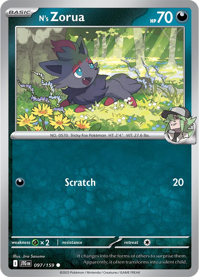 N's Zorua (097/159) [Scarlet & Violet: Journey Together] | Gamers Paradise