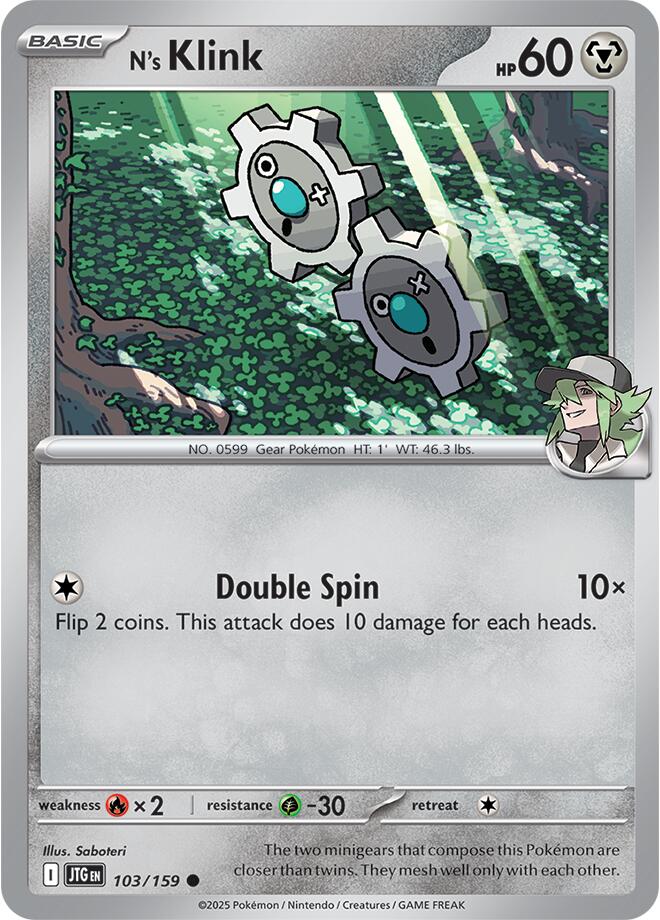 N's Klink (103/159) [Scarlet & Violet: Journey Together] | Gamers Paradise